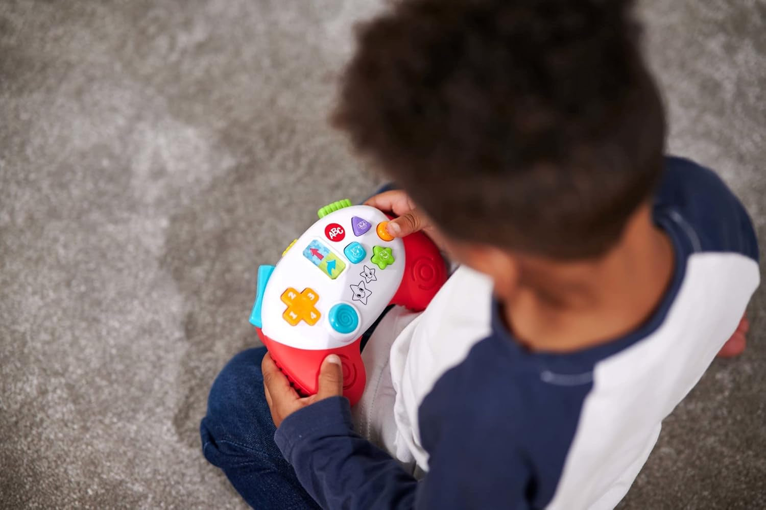 Simba 104010017 - Manette de jeu ABC, jouet pour bébé, sons d'animaux, chansons, plus de 20 sons, à partir de 12 mois, motricité, console de jeu, jouet pour tout-petit, Play Phone Bebe Toys Naty Shop