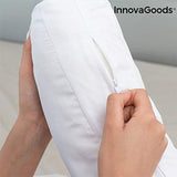 Oreiller ergonomique en forme de U Innovagoods pour dormeurs latéraux, idéal pour la grossesse, favorise une respiration calme, réduit les ronflements, coton et polyester, blanc, 39 x 57 x 14 cm Oreillers orthopédiques cervicaux Naty Shop