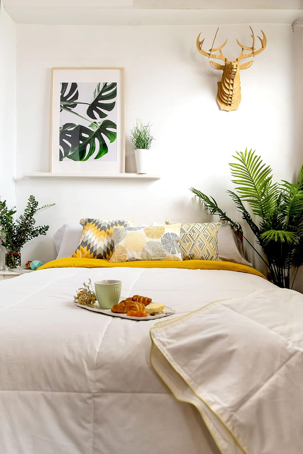 Sancarlos - Vivaldi, couette 4 saisons en duvet d'oie, 180 + 120 G/M², 220 X 220 Cm, blanc (blanc) Couettes et couettes Naty Shop