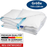 Couette Genius Eazzzy Climate Comfort 155 X 220 Cm, Fibre serrée, Couette légère pour toutes les saisons, Couette respirante, Température agréable pour dormir, Couette pour toutes les saisons Couettes et couettes Naty Shop