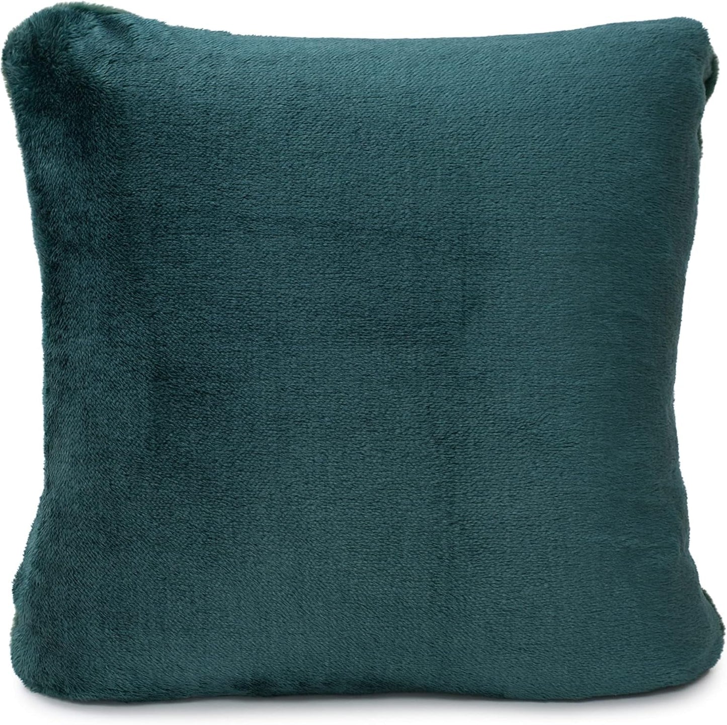 Gözze - Taie d'oreiller confortable, Merino Feeling, 50X50 Cm - Lits et couvertures vert foncé Besuche den Gözze-Store