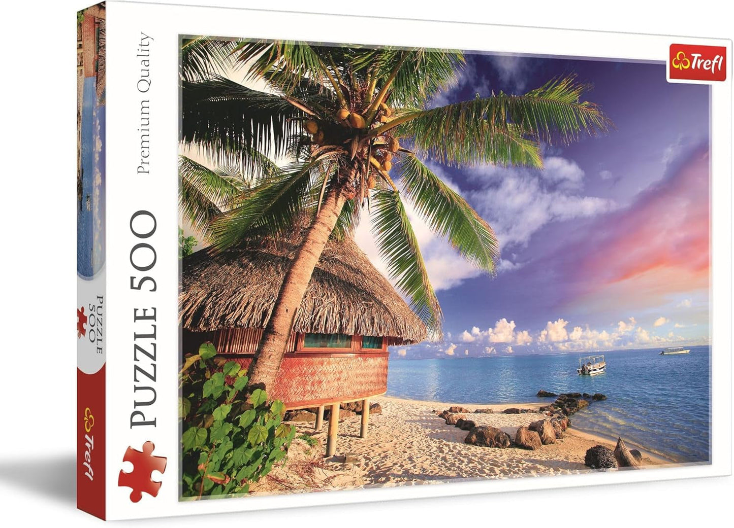 Trefl - Île de Bora-Bora - Puzzle de 500 pièces - Puzzle de vue de vacances à faire soi-même Divertissement créatif Puzzle classique amusant pour adultes et enfants 10+ Puzzle Naty Shop Titre par défaut