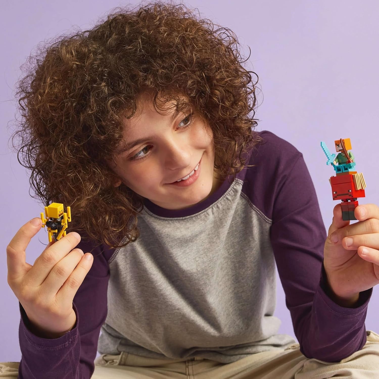 LEGO Minecraft Lava Duel of the Deep, jouet pour les fans de jeux vidéo, forteresse avec figurines dont Alex, Skeleton Wither, Lohe et Strider, cadeau pour filles et garçons de 6 ans 21266 Ensembles de construction Beuche den LEGO-Store