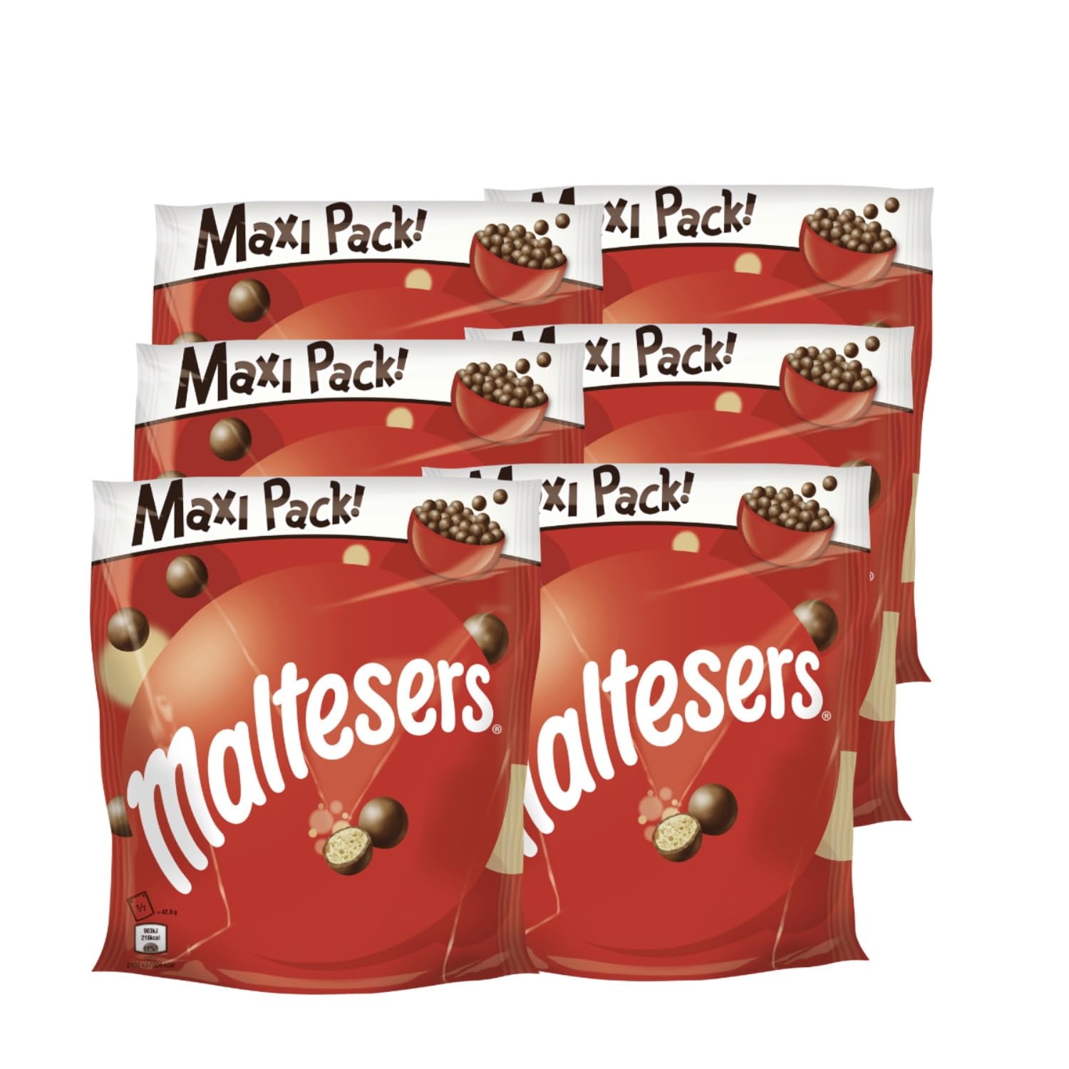 Maltesers, boules de chocolat au centre croustillant et léger, aéré, snack chocolaté, 1 paquet (1 x 300g)