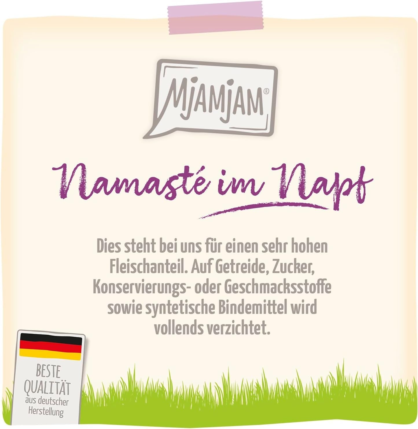 MjAMjAM - Nourriture humide premium pour chat - Bien-être - Digestif - Poulet, pack de 12 (12 x 125g), sans céréales