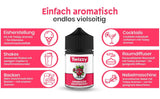Twizzy, saveur intense de framboise, 60 millilitres Arome Naty Shop