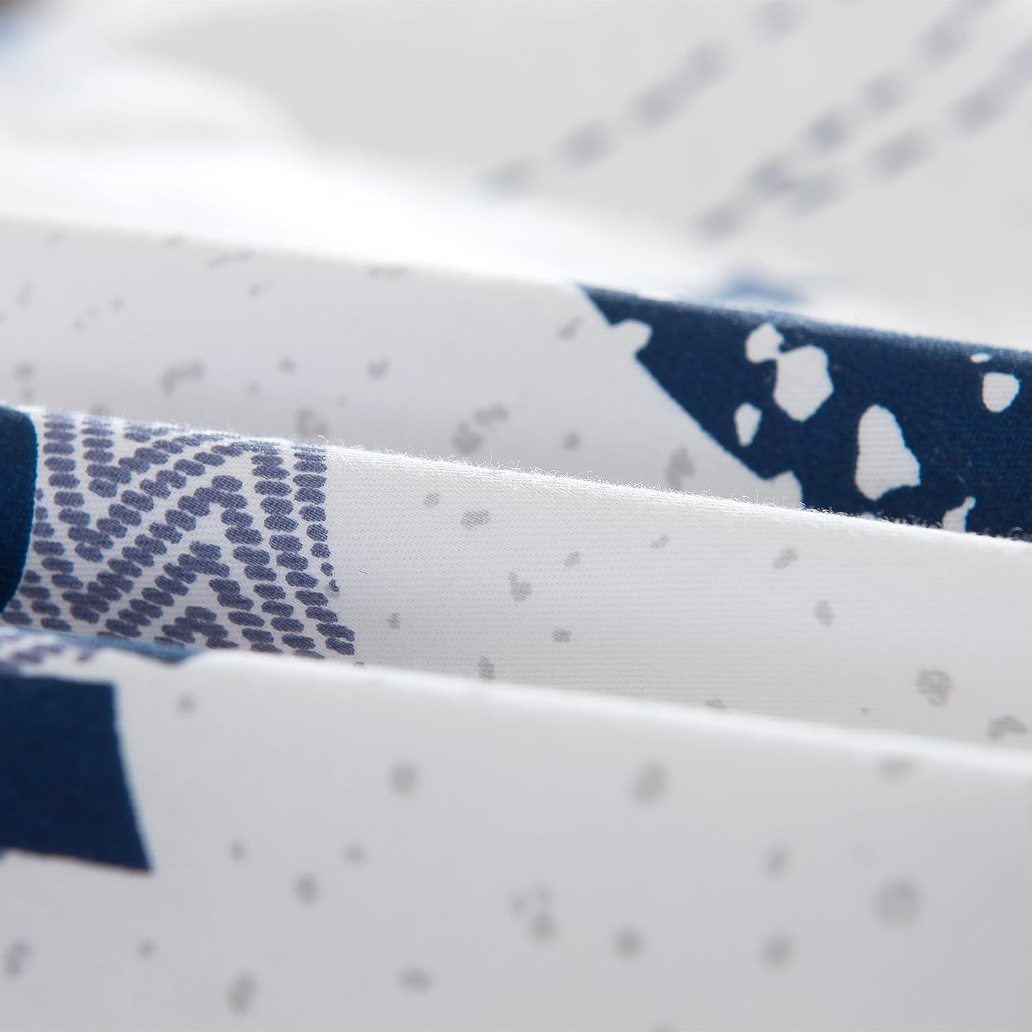 Linge de lit enfant, fusées et planètes, design réversible, linge de lit en coton - enfant Naty Shop