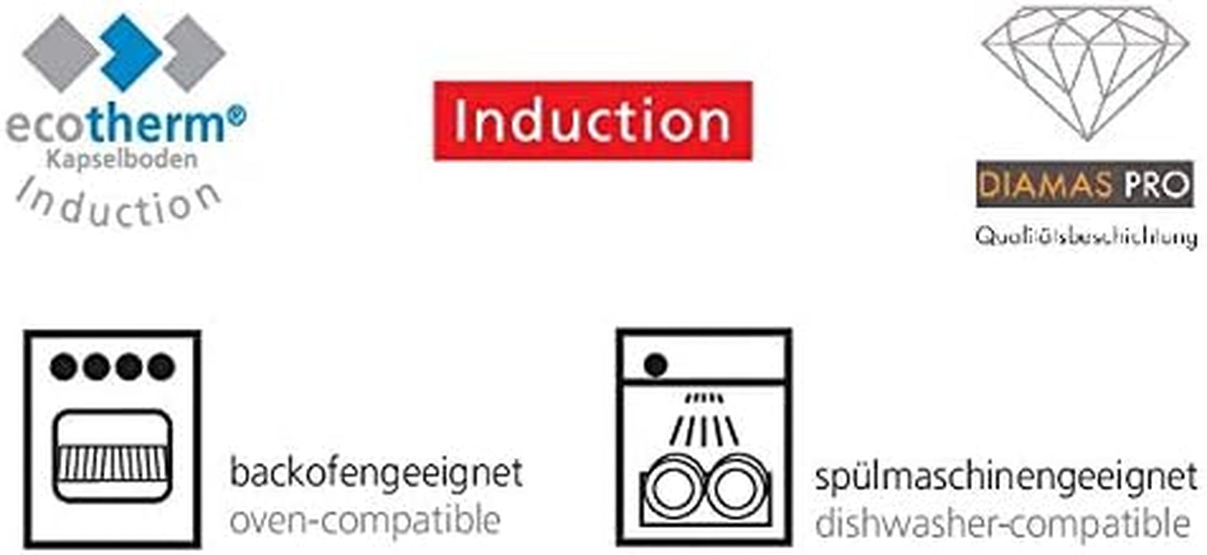 Gastrosus Industar Diamas Pro, casseroles et poêles en inox Naty Shop
