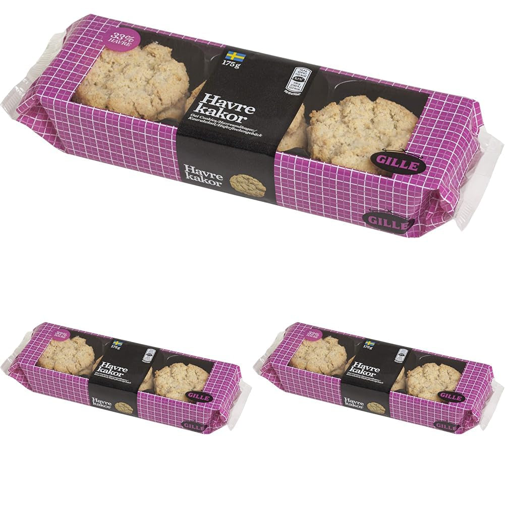 Biscuits suédois à l'avoine Gille, 175 g (1 paquet)