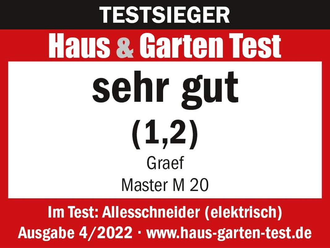 Multi Slicer GRAEF Master M20EU en acier inoxydable, argent Broyeurs et trancheuses Naty Shop