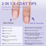 Btartbox Ongles Extra Courts en Gel Souple Couverture Complète Pointes d'Ongles Courtes Amande 160 Pièces Ongles Artificiels XCOATTIPS Préconçus Pointes d'Ongles Courtes Amande pour Extensions d'Ongles