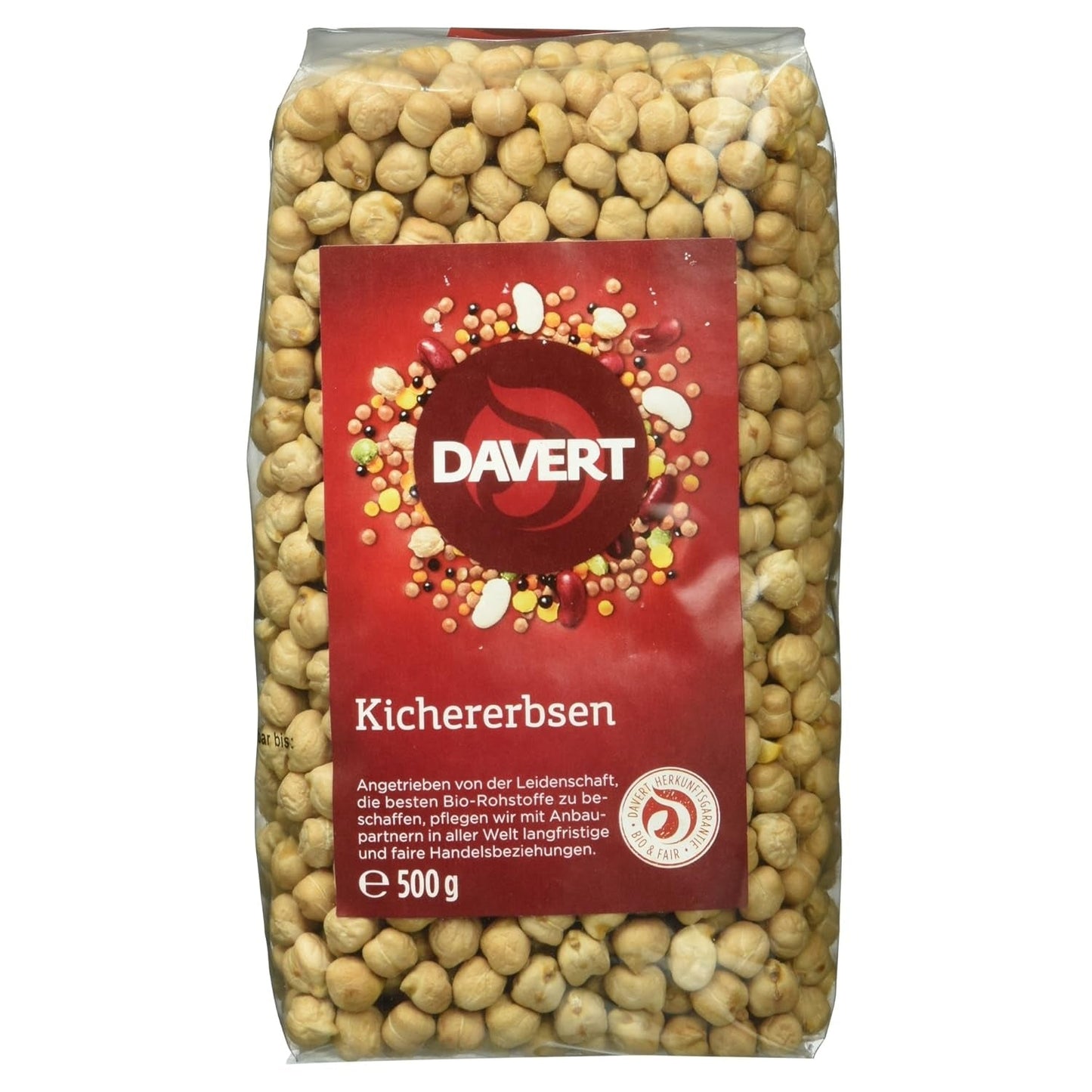 Davert Bio pois chiches, 500 g