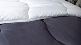 Couette Abeil, Bicolore, 220 X 240 Cm, Blanc et Gris Couettes et quilts Naty Shop