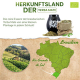 Verde Mate Green Orgánica 500 G – Yerba Mate biologique du Brésil – sans fumée et soigneusement traité 0,5 kg