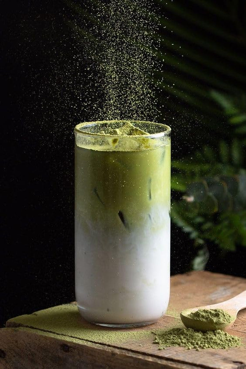 Poudre de thé vert Umami Bio-Matcha - Qualité culinaire, cultivée à Uji, Kyoto (Japon) à partir de l'agriculture biologique. Excellent à boire ou à cuisiner en cuisine 100 g...