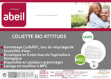 Abeil Couette Attitude Coton Légère 240 X 260 Cm Couette Bio Attitude Légère, coton, polyester, blanc Couettes et couettes Naty Shop