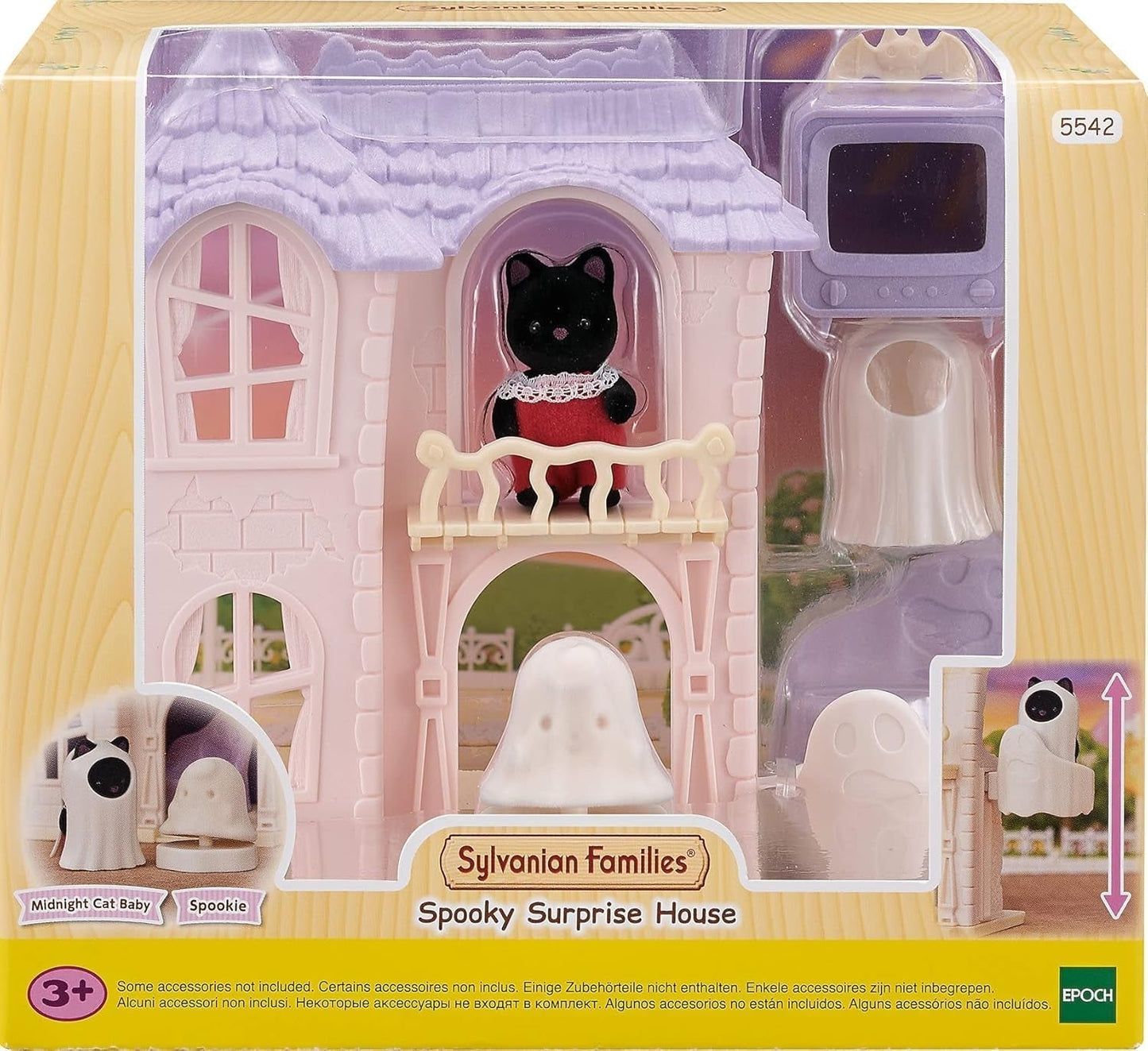 Sylvanian Families 5542 Maison hantée effrayante - Ensemble de jeu pour maison de poupée Dollhouses Naty Shop