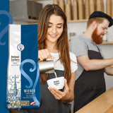 Helmut Sachers Kaffee - Mélange viennois, force 3/5, 100 % Arabica, grains de café entiers, 6 X 500G Naty Shop