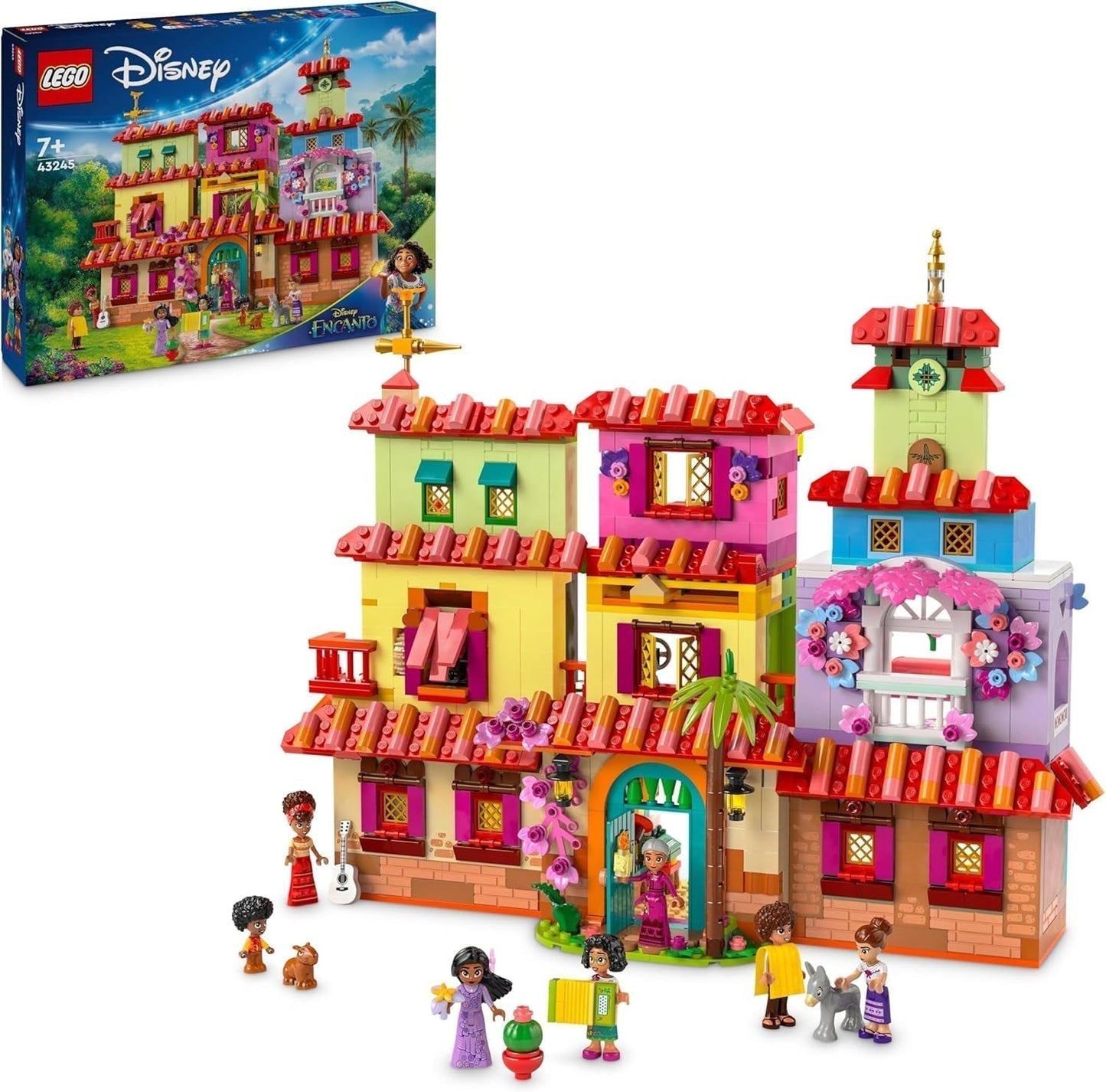 LEGO Ç€ Disney Encanto Magical House of Madrigals Maison de poupée pour enfants avec figurine Mirabel Play, jouet de construction pour filles et garçons de 7 ans 43245 Ensembles de construction Besuche den LEGO-Store Default Title