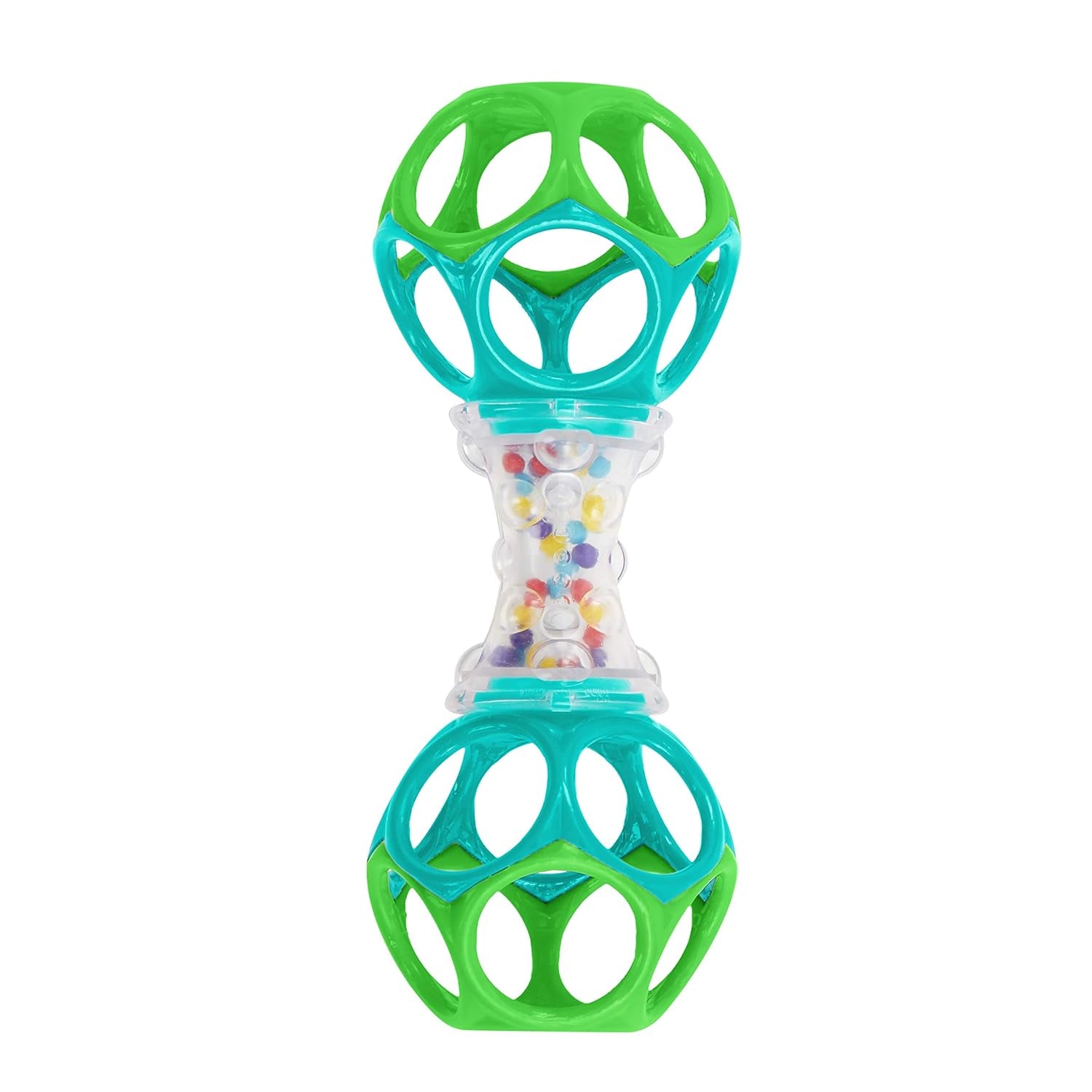 Bright Starts Little Shakers Coffret cadeau 6 pièces – Hochets et anneaux de dentition pour bébé sans BPA, faciles à attraper, unisexe pour nouveau-né +