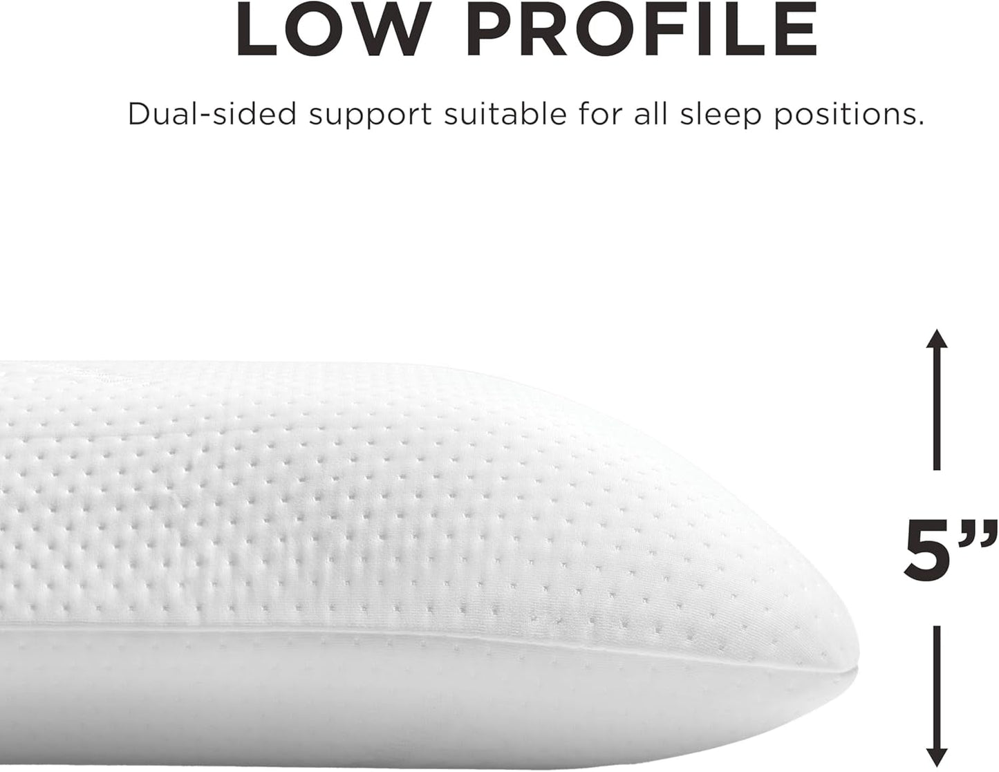 Oreiller Symphony TEMPUR-PEDIC Fabriqué en mousse à mémoire de forme, Luxueux, Doux, Standard, Blanc Oreillers standard Naty Shop