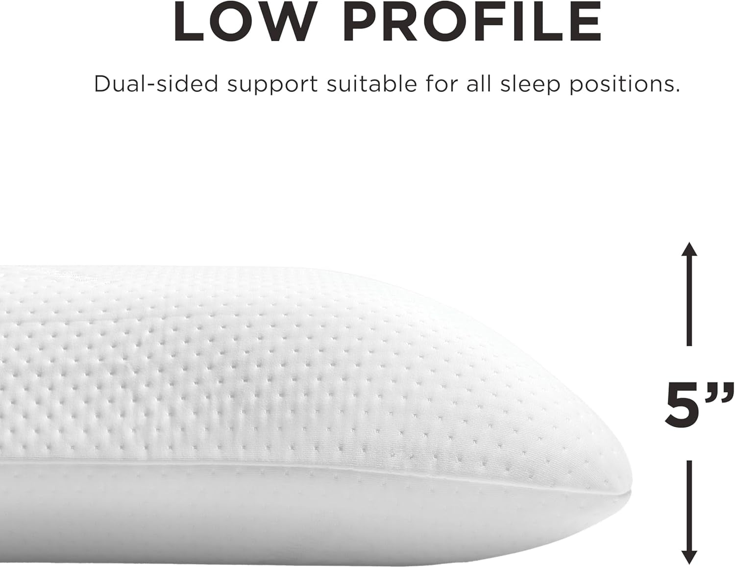 Oreiller Symphony TEMPUR-PEDIC Fabriqué en mousse à mémoire de forme, Luxueux, Doux, Standard, Blanc Oreillers standard Naty Shop