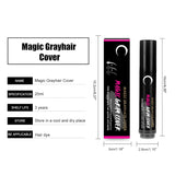 Stylo de teinture pour cheveux jetable brun noir couverture instantanée de racine grise stylo de bâton de crème de couleur de cheveux couverture temporaire rapide teinture pour cheveux blancs Naty Shop