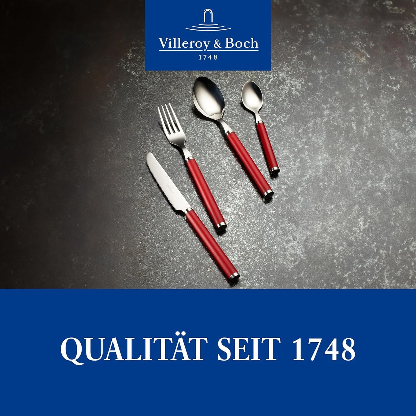 Villeroy & Boch - Jouez ! Ménagère Roses Rouges 30 pièces Cuisine Naty Shop