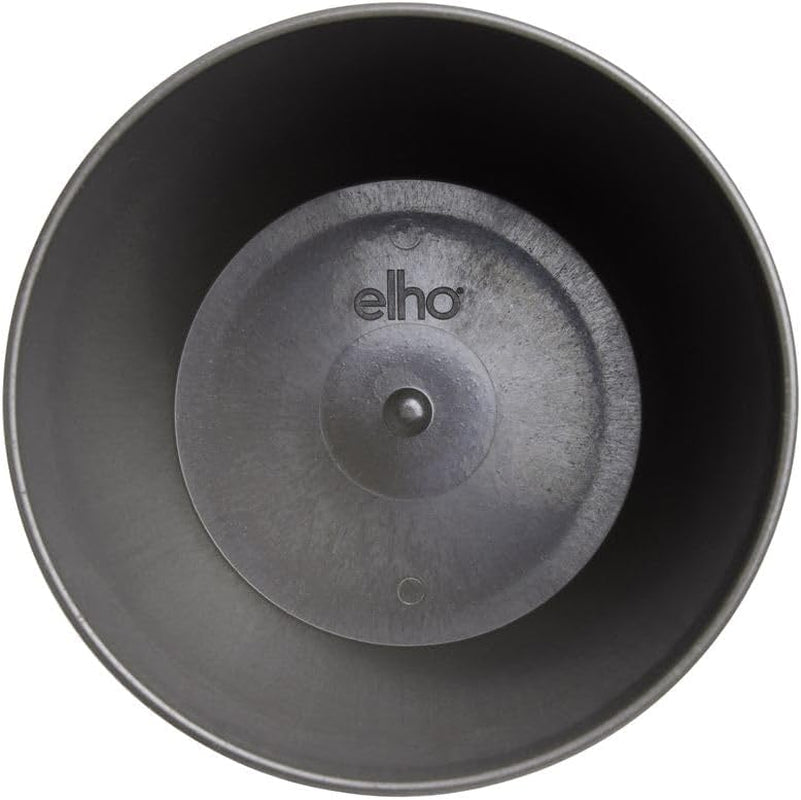 elho The Coffee Collection, pot d'intérieur rond, 18 cm, en marc de café et plastique recyclé - marron/marron expresso