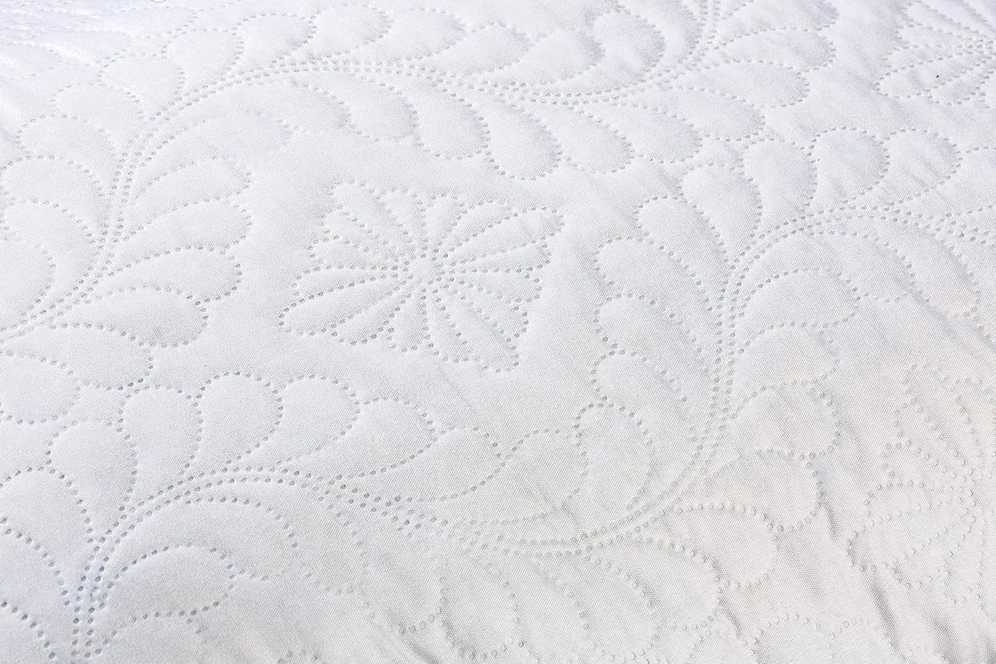 V.I.P. Oreiller Très Important V.I.P. Oreiller Memory Flake Oreiller Blanc 45 X 75 cm Housse matelassée en Polyester Super Respirant Doux Fabriqué en Italie Naty Shop Oreillers Standard