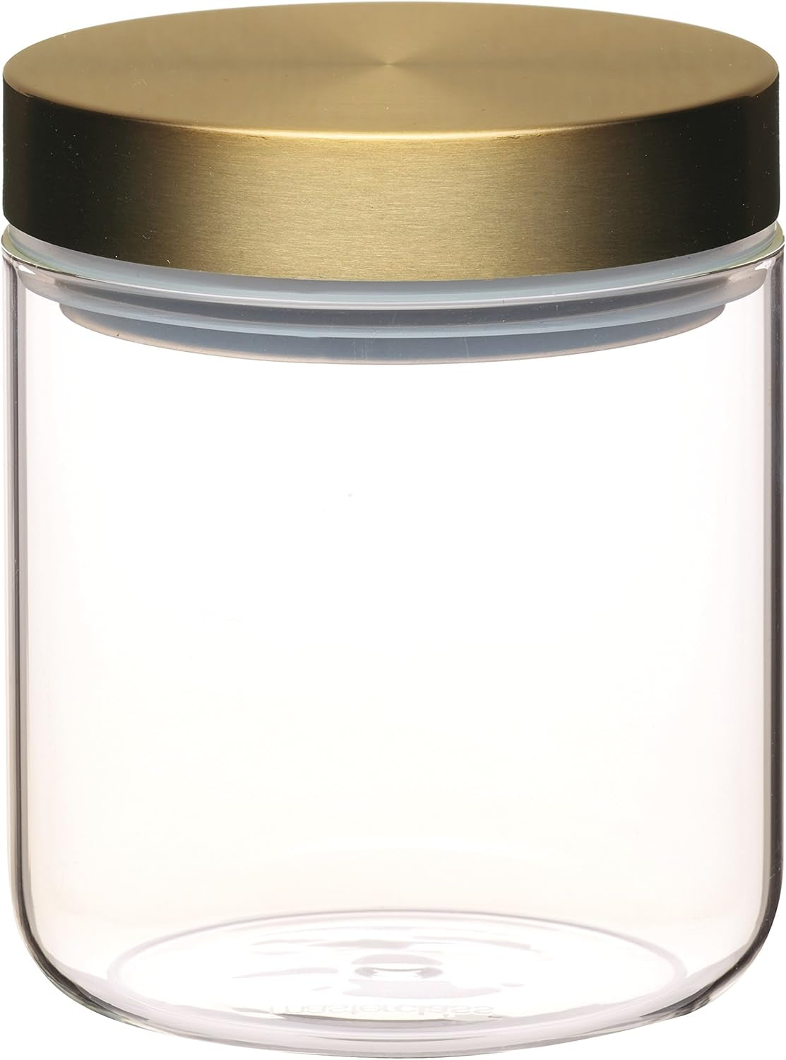 Pot de conservation alimentaire en verre hermétique MasterClass avec couvercle en laiton, 700 ml (1,25 pts) boîtes de conservation alimentaire Naty Shop 25 X 25 X Cm