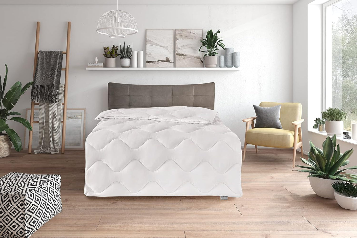Traumnacht Couette confortable en coton mono pour toutes les saisons, couette de transition idéale avec housse en mélange de coton, 135 x 200 cm, lavable, certifiée Oeko-Tex, fabriquée selon les normes de qualité allemandes Naty Shop Quilts and Quilts 155 X 220 Couverture d'hiver chaude