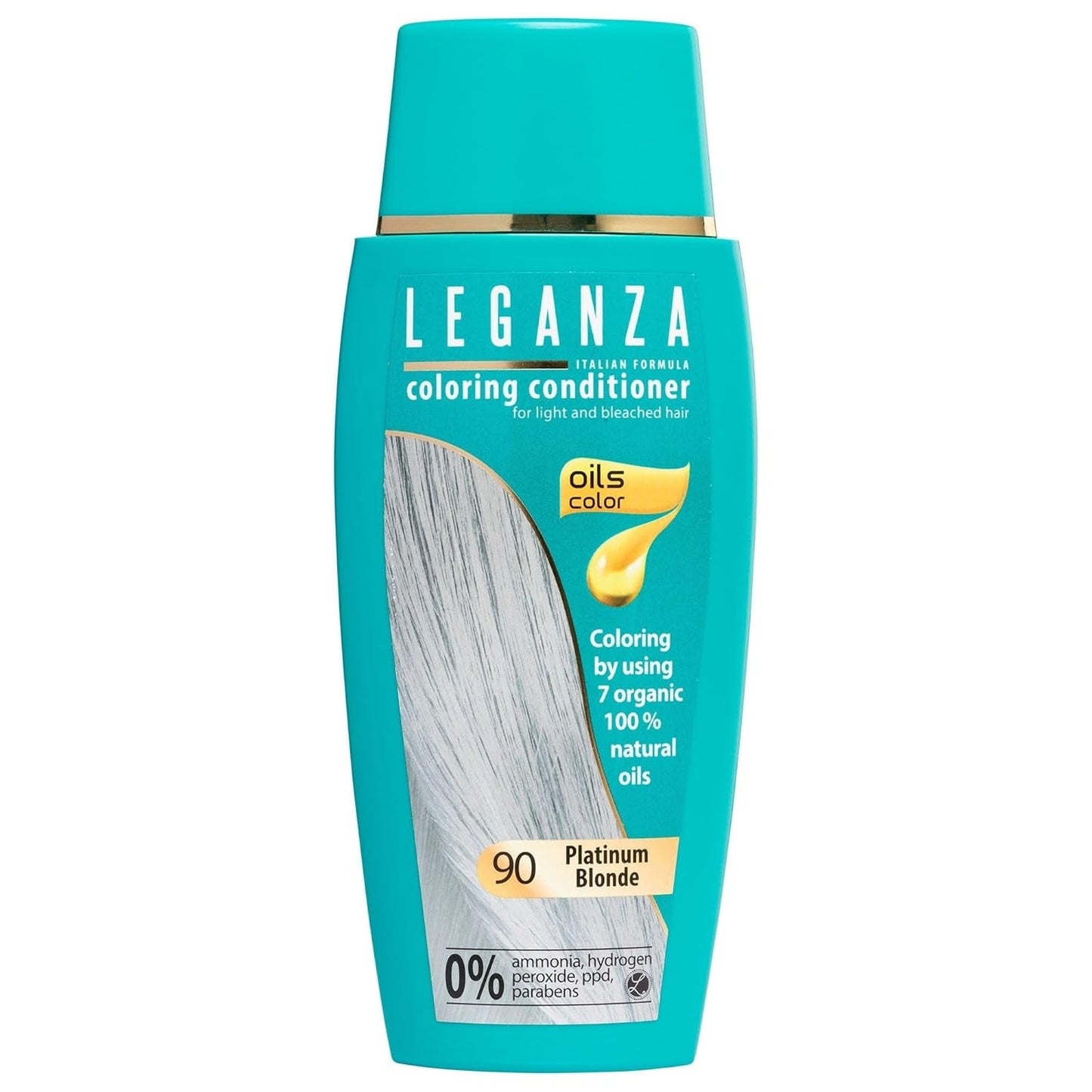 Leganza Baume Naturel Teinture Capillaire Couleur 71 Café Latte | Teinture capillaire sans ammoniaque | Enrichi de 7 huiles naturelles | 150 ml Naty Shop teinture capillaire 90 blond platine