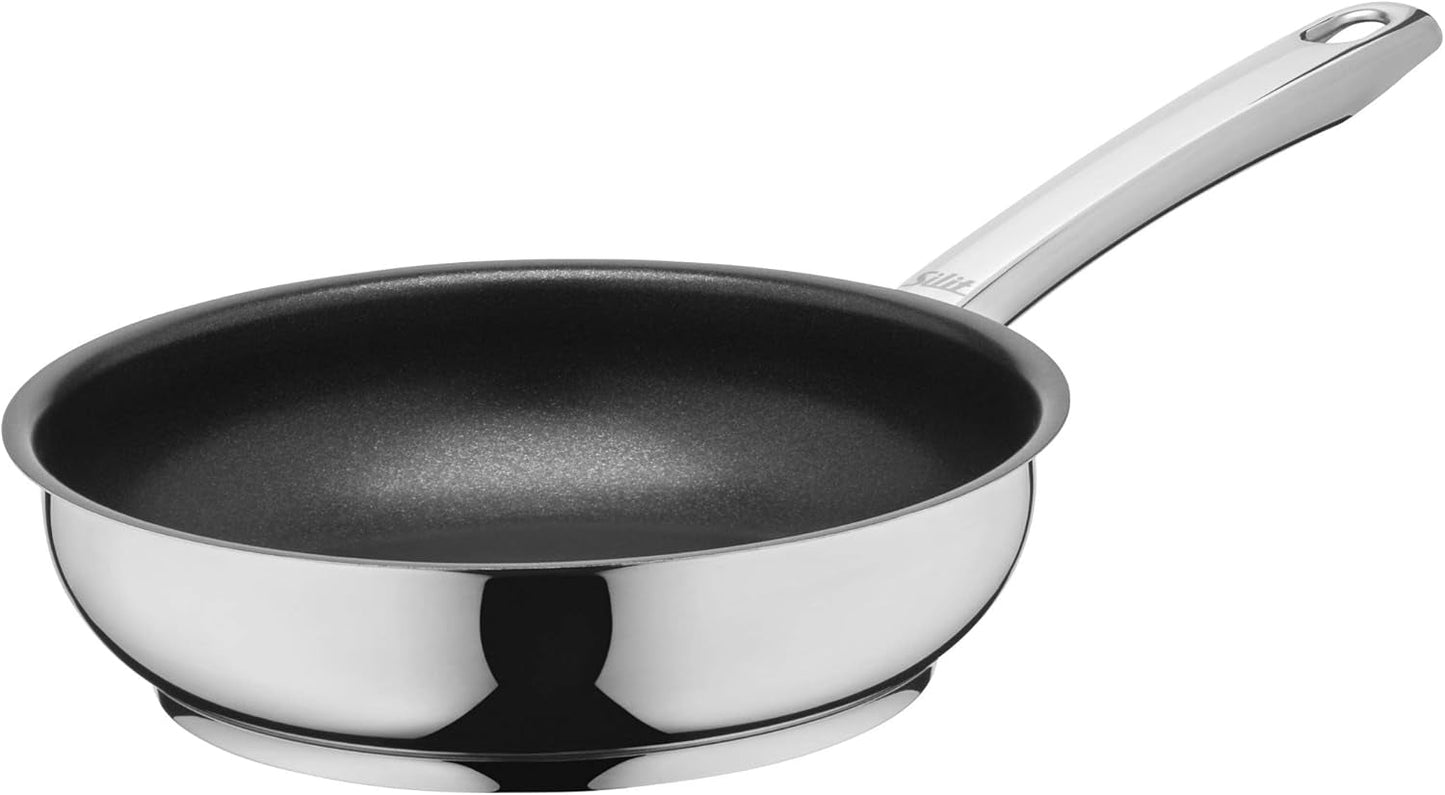 Poêle à induction Silit Calabria, poignée en acier inoxydable, casseroles et poêles allant au four Naty Shop Pan 20 Cm