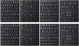 Autocollants d'ongles métalliques argentés 3D, autocollants d'ongles pour femmes, étoile, lune, soleil, feuille d'ongles, autocollants auto-adhésifs, autocollants d'ongles papillon, autocollants d'ongles, accessoires de conception d'ongles, 8 pièces