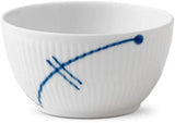 Méga Cendrier en Porcelaine Bleu-Blanc, 10 cl, Peint à la Main, 1017342
