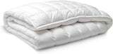 Couette fibre, 250 g, microfibre, douce, soyeuse, pour lits de 100, 105 et 110 cm, blanc, 180 X 220 cm Naty Shop couettes et couettes 180 X 220 cm