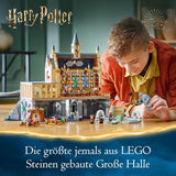 LEGO Harry Potter Château de Poudlard : La Grande Salle, jouet à collectionner avec 11 figurines dont Hermione Granger, cadeau magique pour garçons et filles 76435 Jeux de construction Besuche den LEGO-Store