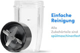 Nutribullet Original, mixeur électrique, mélangeur à smoothie, mixeur à smoothie, machine à smoothie, 600 W, simple et rapide dans l'application, compact, léger pour les repas, NB603DG Kitchen Naty Shop