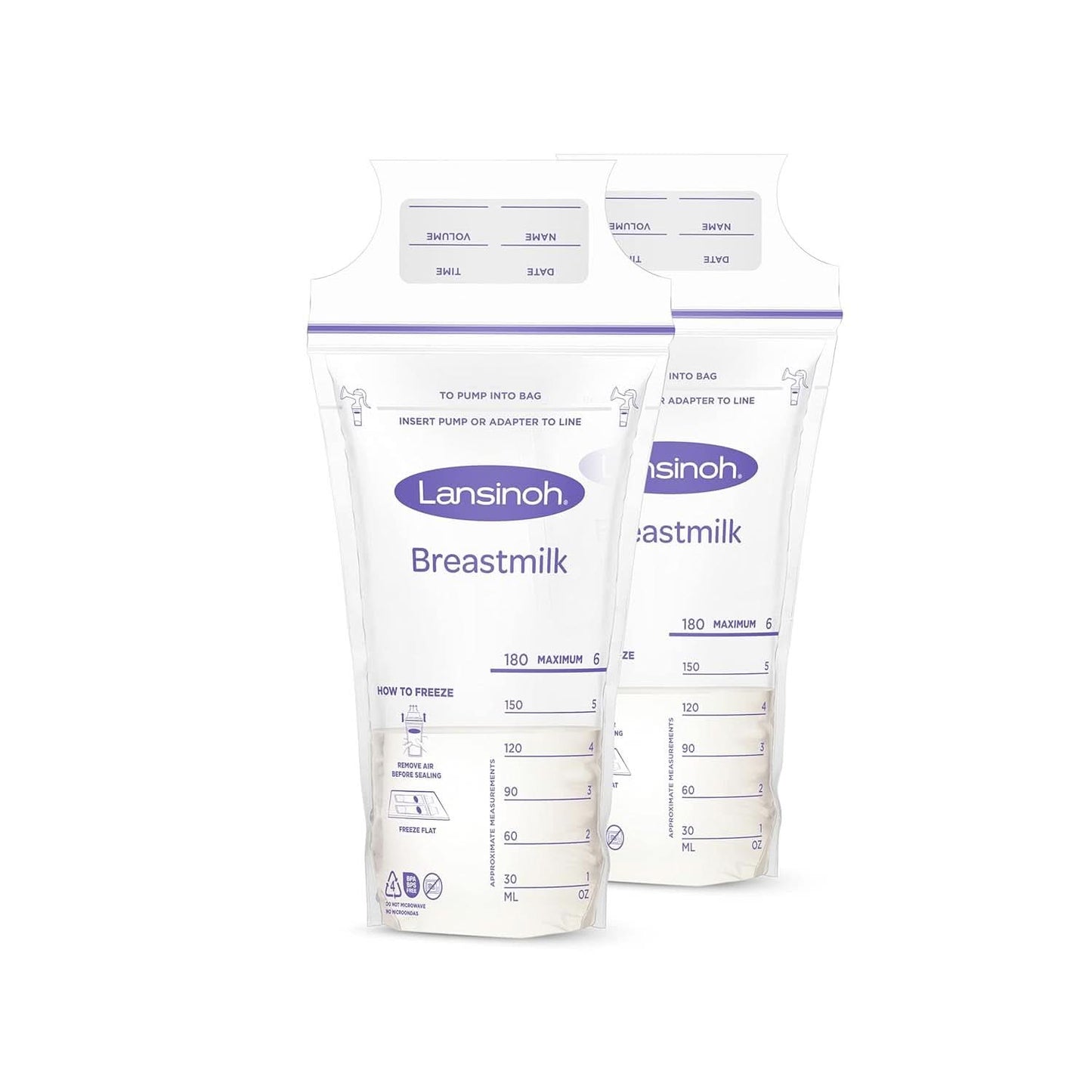 Lansinoh sachets de conservation pour lait maternel, 25 pièces Accessoires Alimentation et Allaitement Bebe Naty Shop