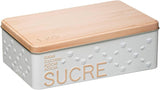Cendrier métal type cube blanc "scandinave nature" - 5 five simplement malin