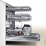 Bosch Batteur sur socle Vitapower Serie 4 MMB6172SN, Version Verbesserte, 10 Jahre Motorgarantie, Edelstahl-Klingen, 1,5L Glasbehälter, Spülmaschinenfeste Teile, 30 000 U/Min, 1200 W, Silver Kitchen Naty Shop