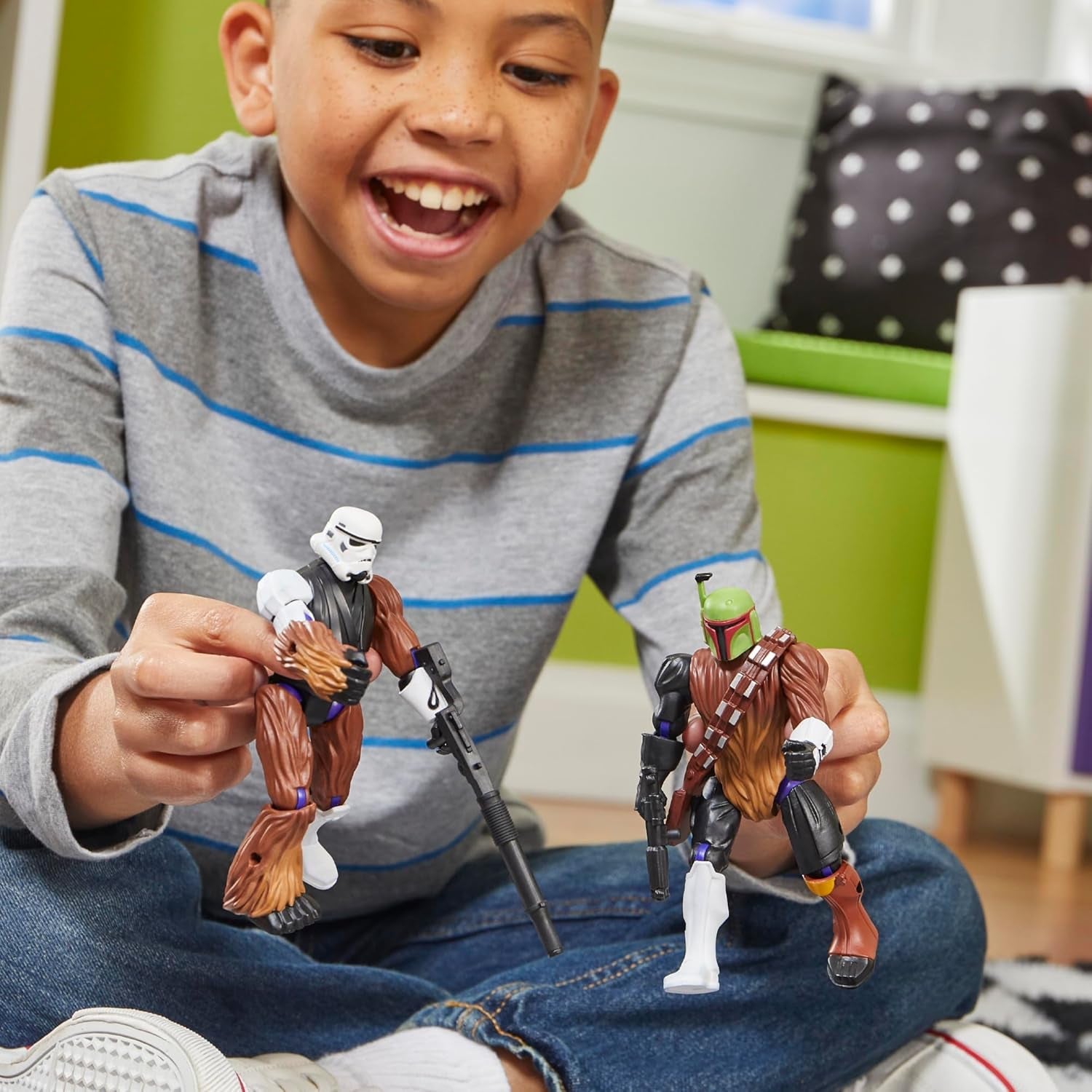 Star Wars Mixmashers Boba Fett Figurine personnalisable à mélanger et accessoires Figurines Naty Shop