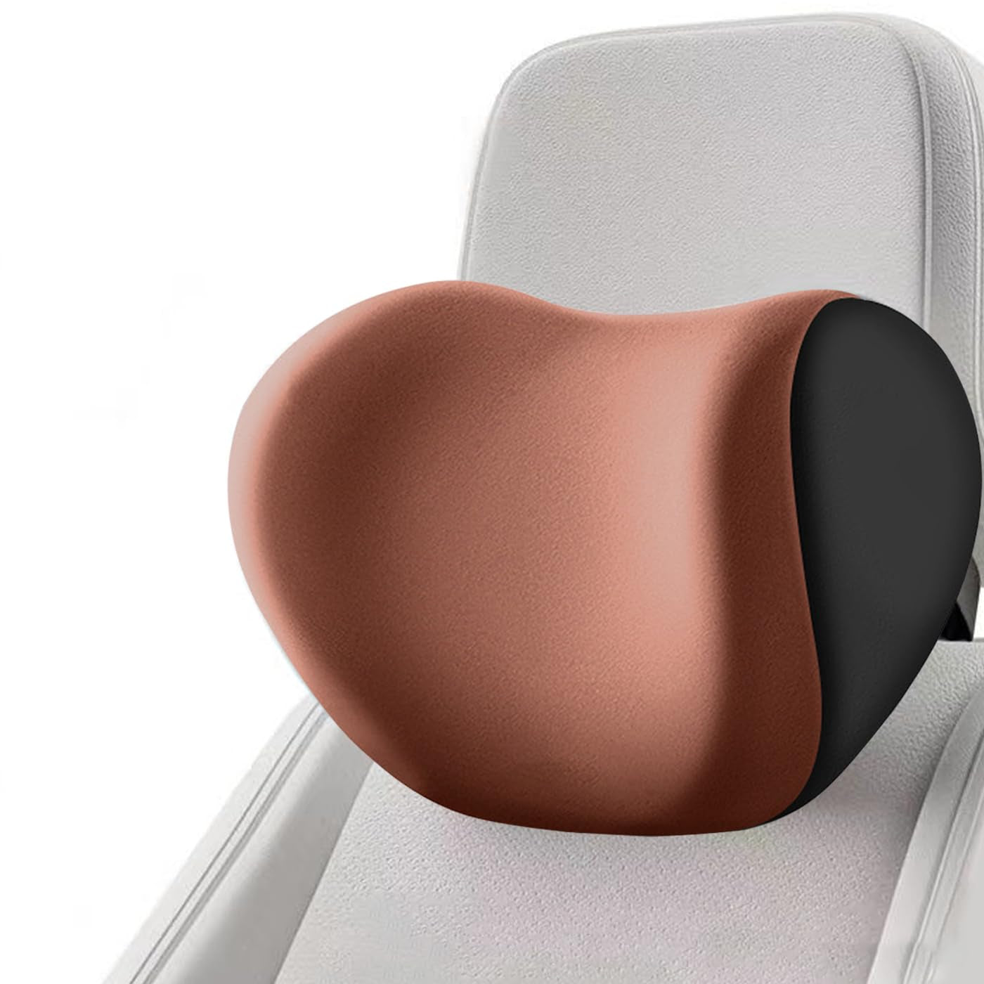 Oreiller cervical de voiture Oreiller doux pour appui-tête de voiture Oreiller pour appui-tête de voiture Oreiller pour appui-tête de voiture Oreiller accessoire d'oreiller en coton à mémoire de forme Accessoire de voiture Oreiller appui-tête Oreiller appui-tête (Noir) Oreillers orthopédiques cervicaux Naty Shop Marron