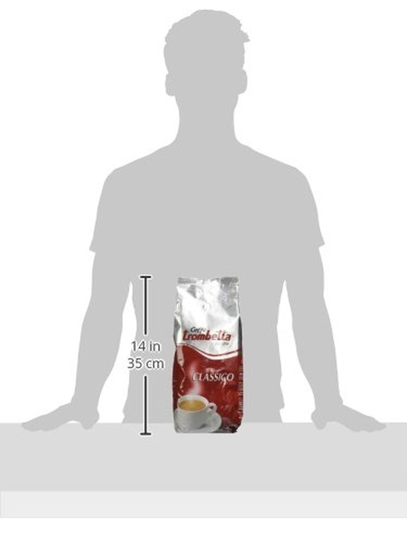 Caffè Trombetta Italien Kaffee Geröstete Kaffeebohnen, classique. Une harmonie parfaite entre deux arômes et saveurs - 1 kg