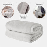 Couvre-lit polaire ultra doux Brentford's, gris argenté, grand lit double - 150 x 200 cm Lits et couvertures Beuche den Brentfords-Store