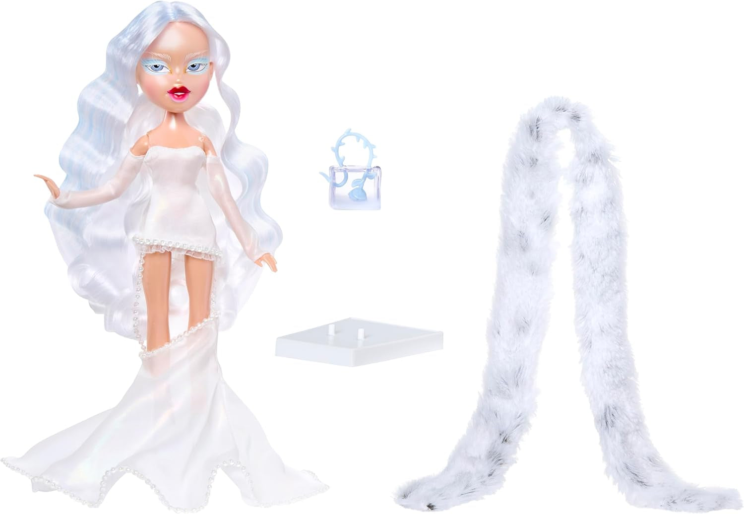 Bratz Holidayz Frosty Nightz - Poupée Chloé (édition collector) avec de vraies tenues et accessoires