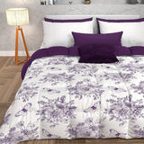 PETTI Artigiani Italiani - Couette d'hiver, Couette d'hiver, Couette simple, Double face, Impression monochrome et numérique, microfibre 100% hypoallergénique, Fabriqué en Italie