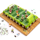 Günthart Backdecor 12 Joueurs de football et ballons de football en sucre, 21 grammes Naty Shop