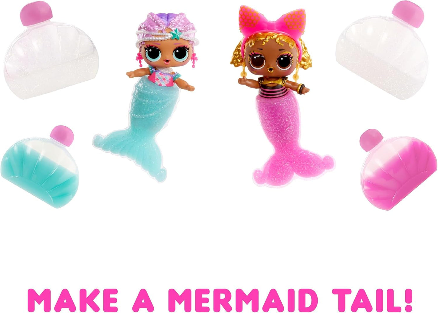 Mdr Surprise ! Mermaids Tots - Mini poupées à la mode avec queues changeantes de couleur - Convient aux collectionneurs, filles et garçons âgés de 4 ans et plus